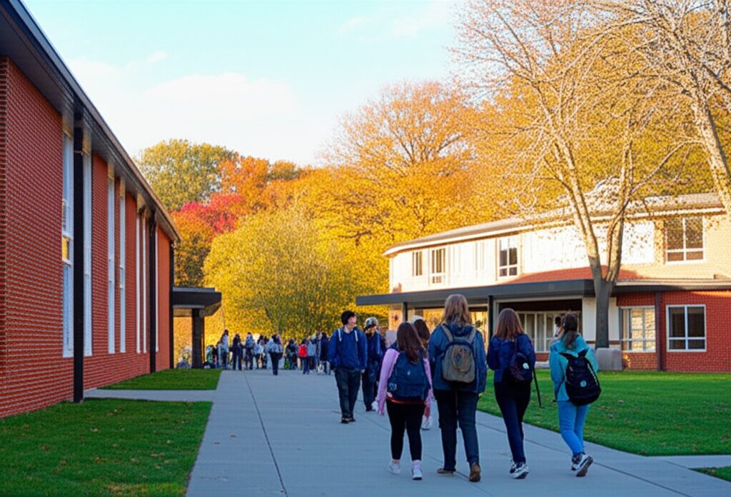 アメリカの学校キャンパス
