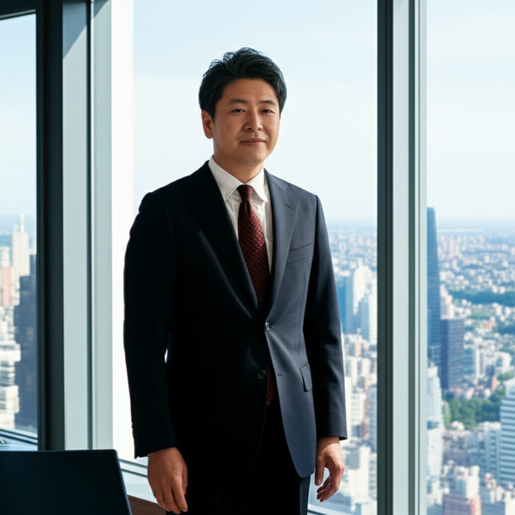 ニューヨークのオフィスで成功した日本人起業家