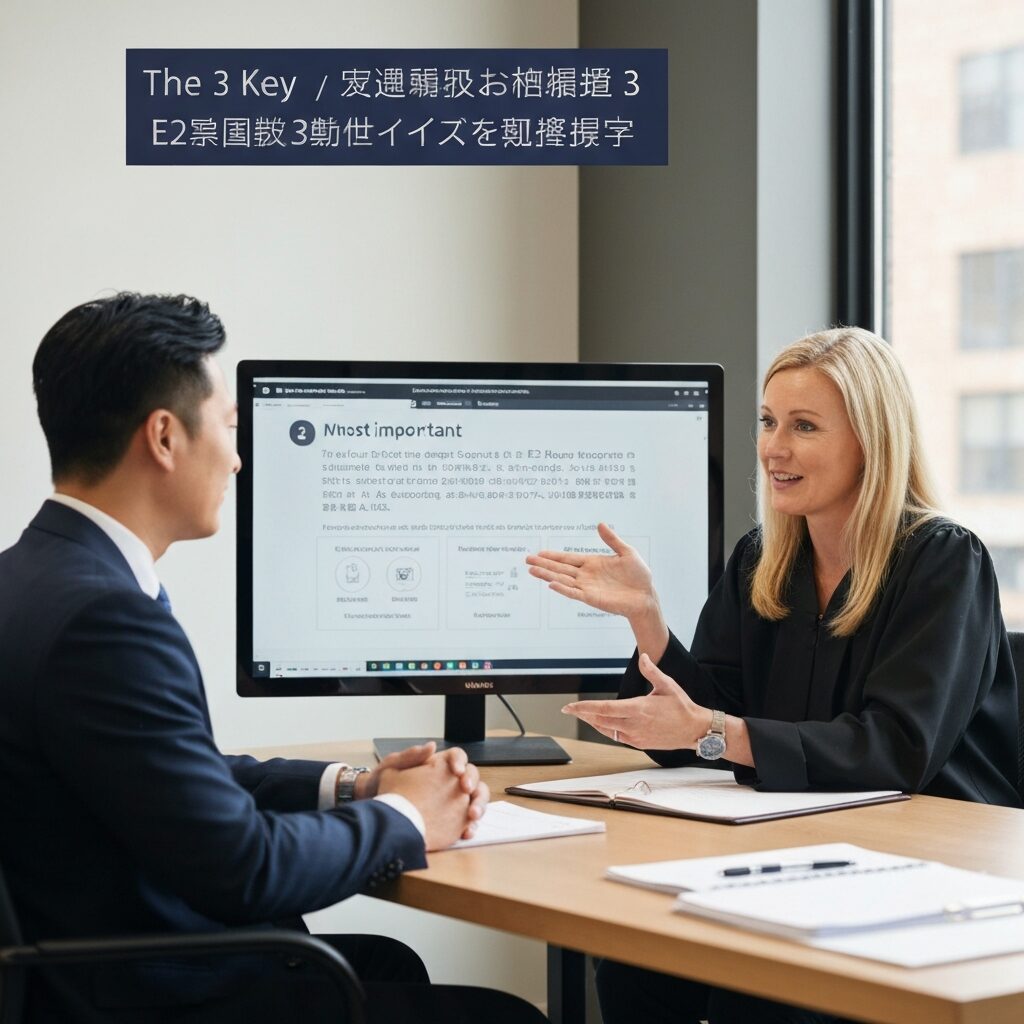 1. E2ビザサポート会社を選ぶ際の3つの基準