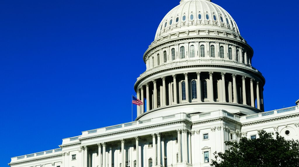 米国議会議事堂と移民政策