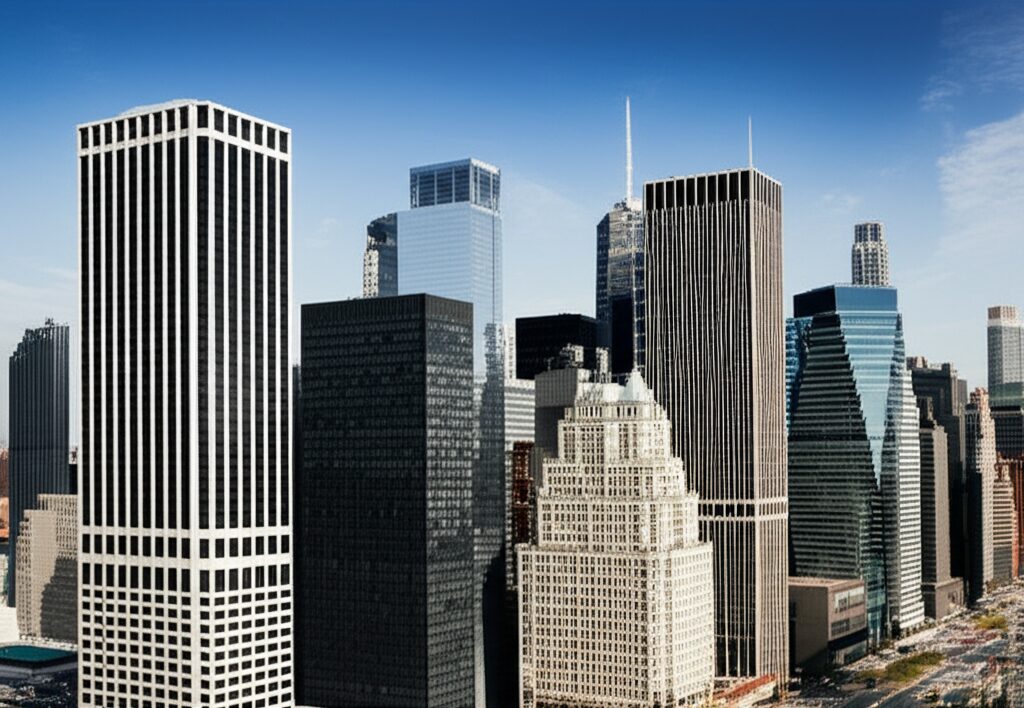 マンハッタンのビジネスディストリクト