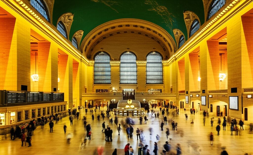 グランドセントラル駅の壮大な構内