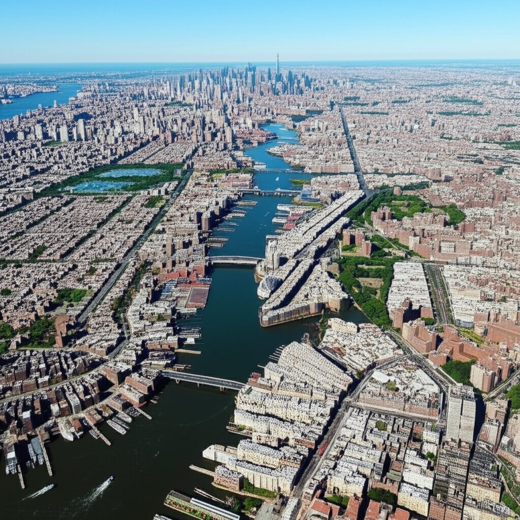 ニューヨーク各エリアの街並み比較