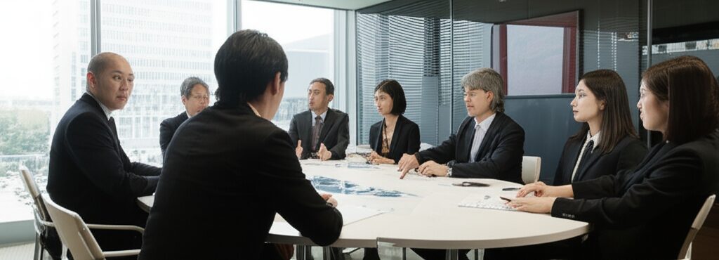 日本企業のアメリカ現地法人設立ミーティング