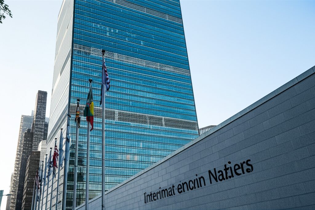 ニューヨークの国連本部ビル