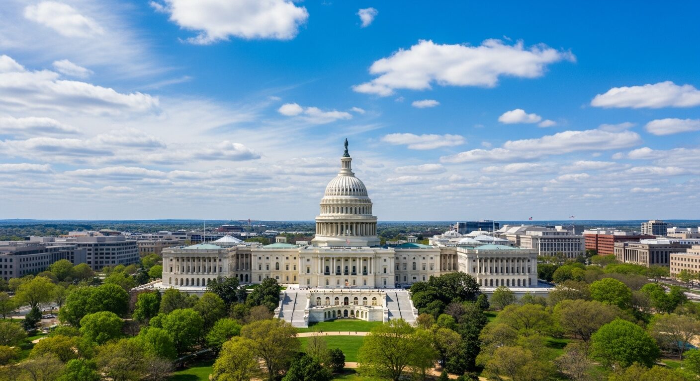 米国移民局の建物外観