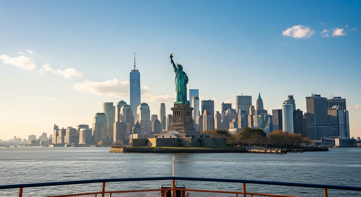 アメリカで新生活を始める家族