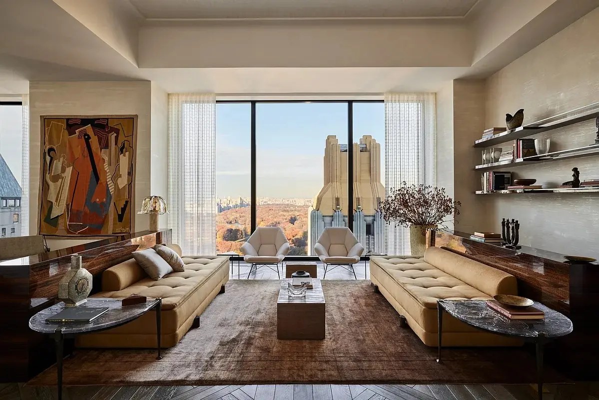 ニューヨークの111 West 57thの住戸と共用部