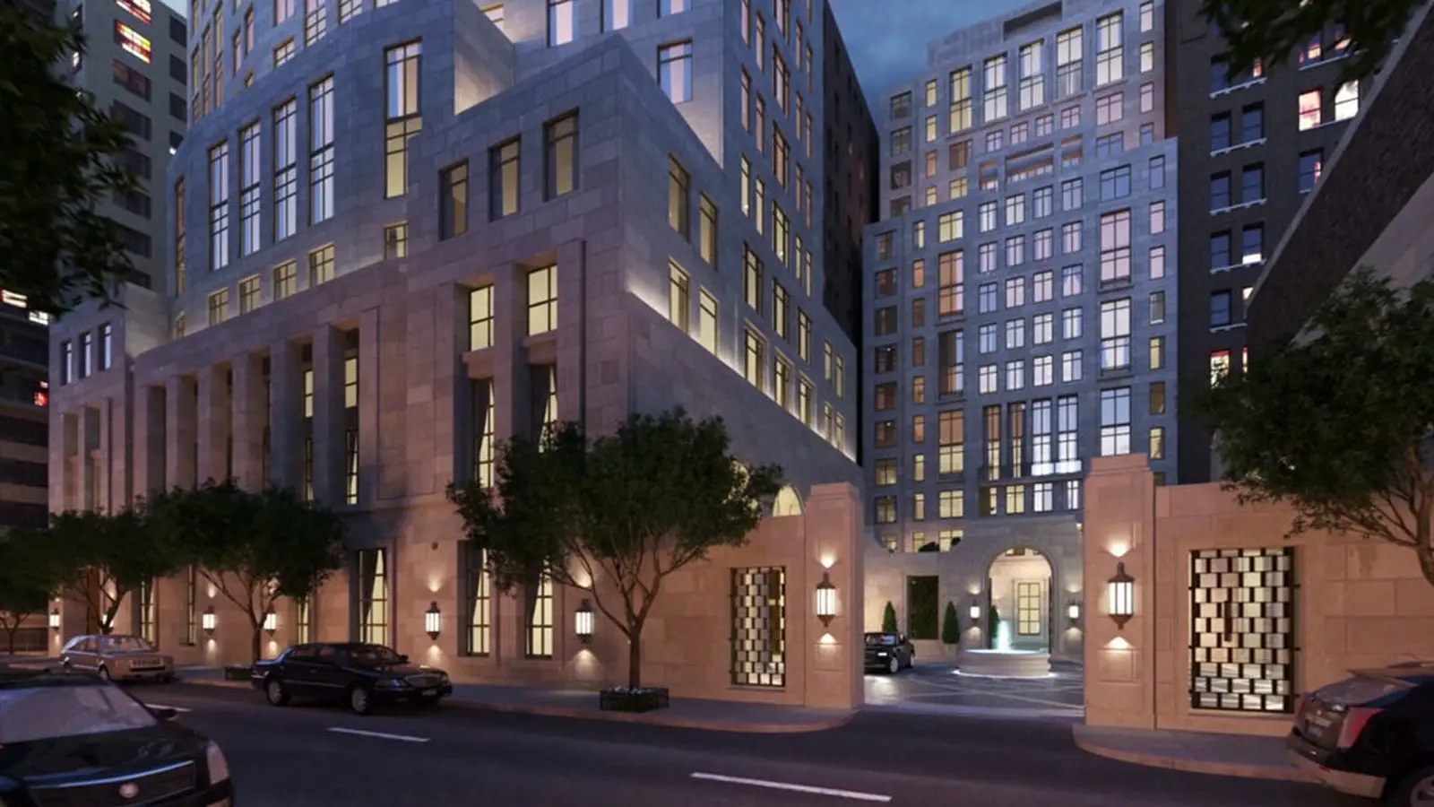 ニューヨークの220 Central Park Southの住戸と共用部