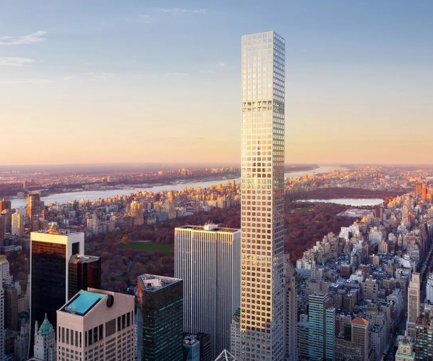 ニューヨークの432 Park Avenueの外観