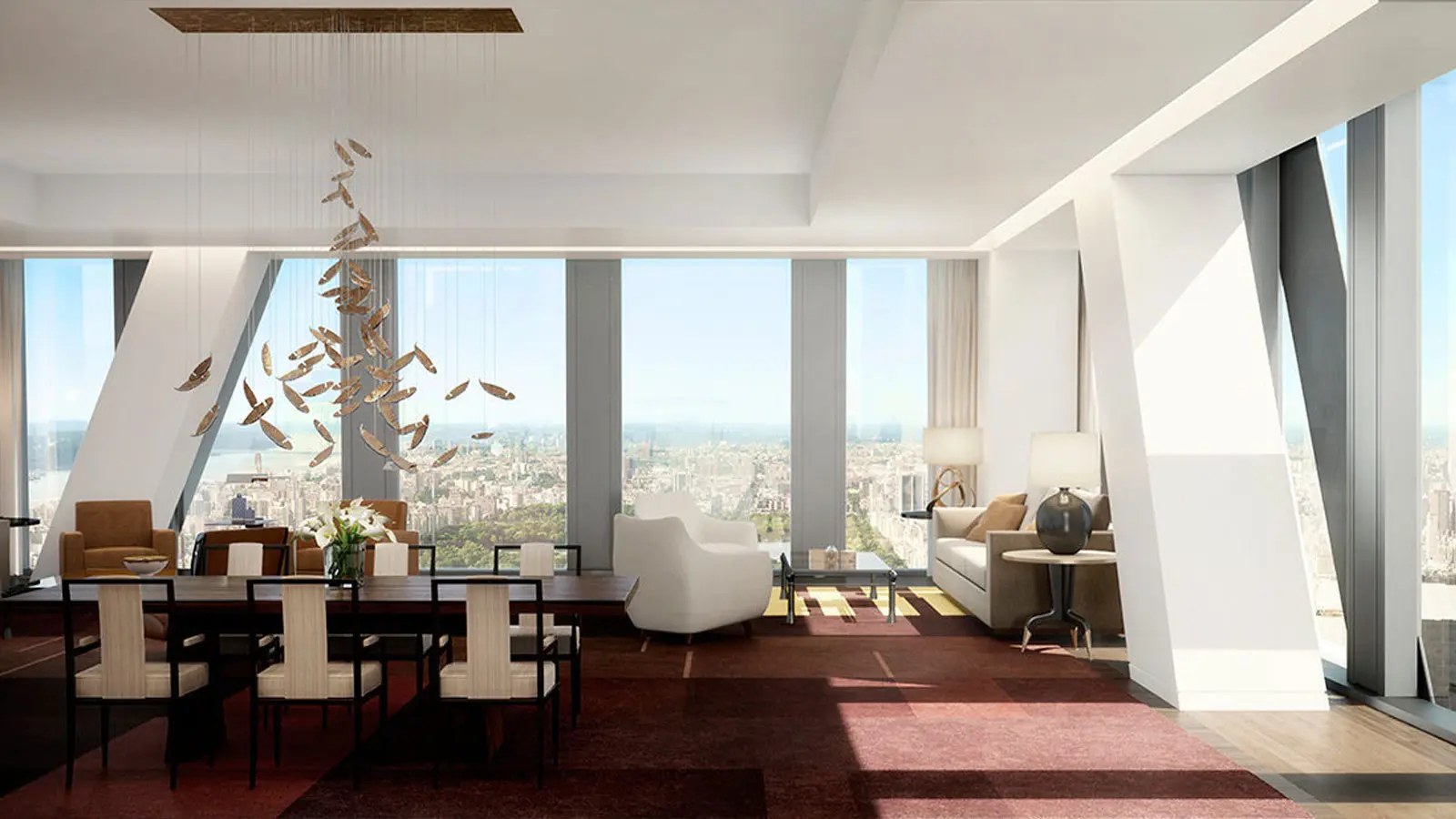 ニューヨークの53 West 53rdの住戸と共用部
