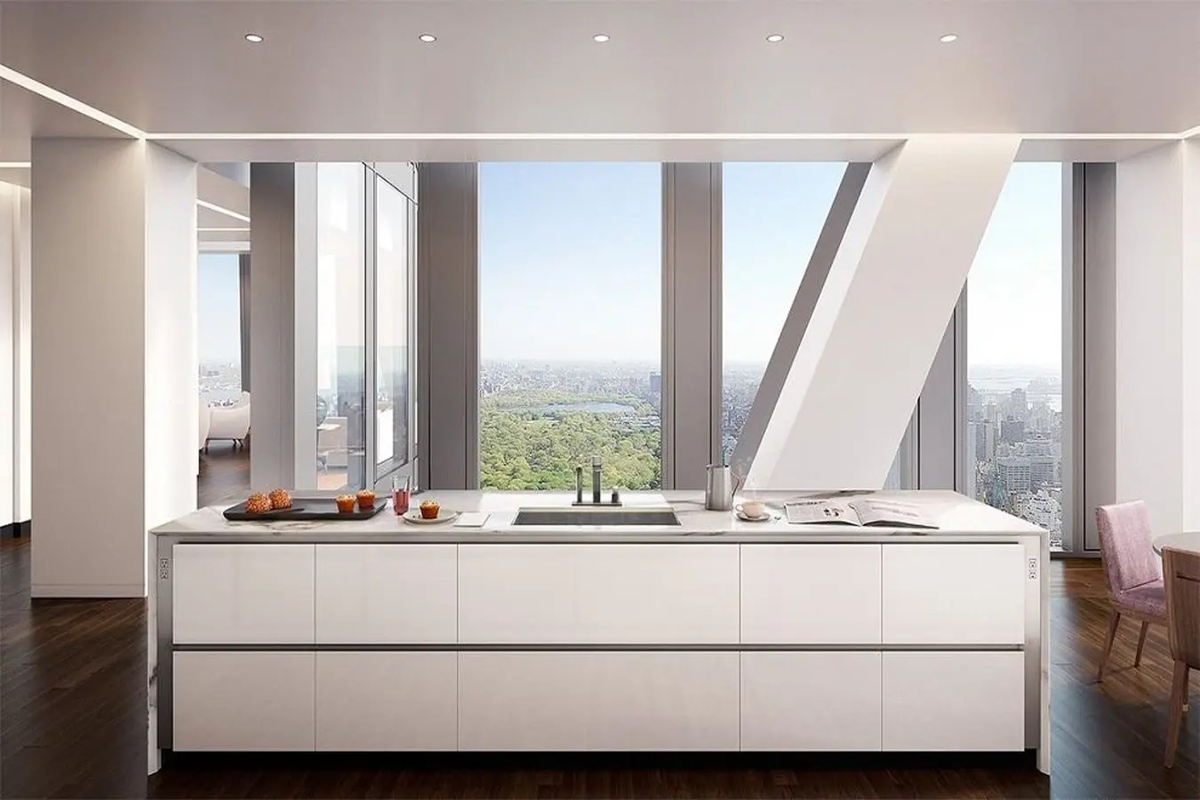 ニューヨークの53 West 53rdの住戸と共用部