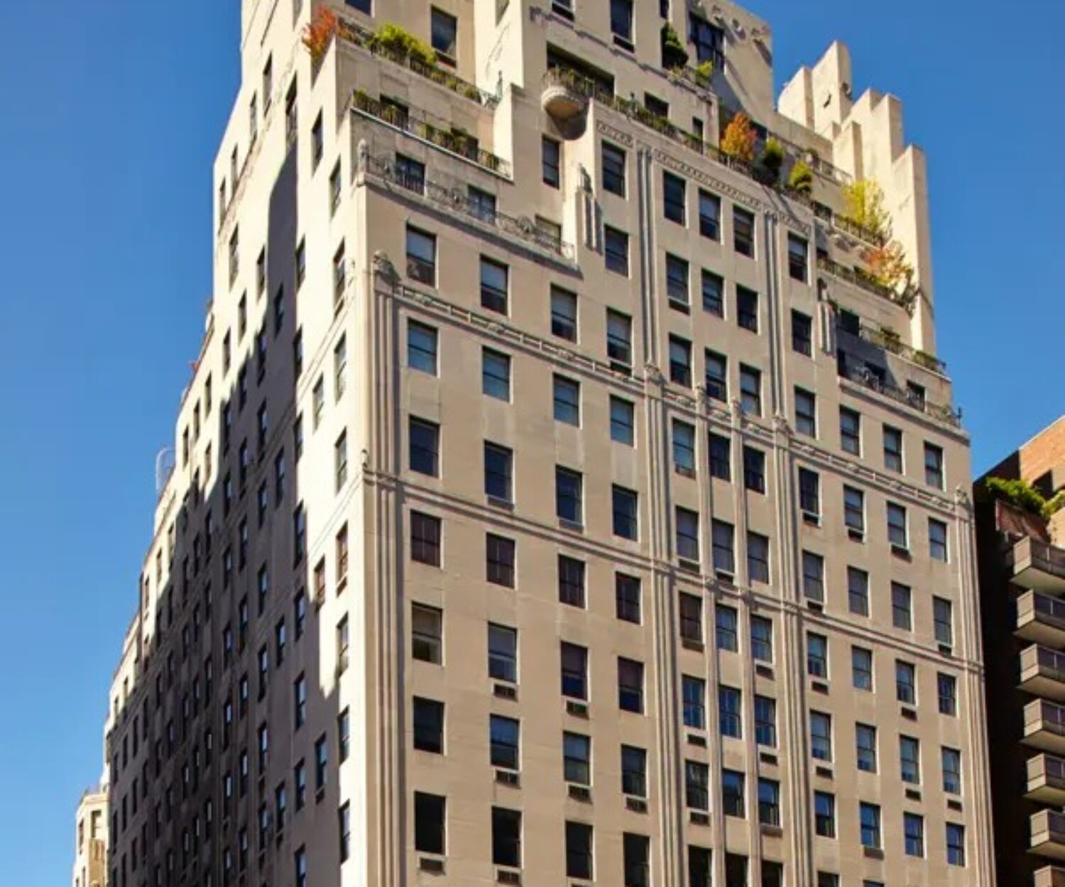 ニューヨークの740 Park Avenueの外観