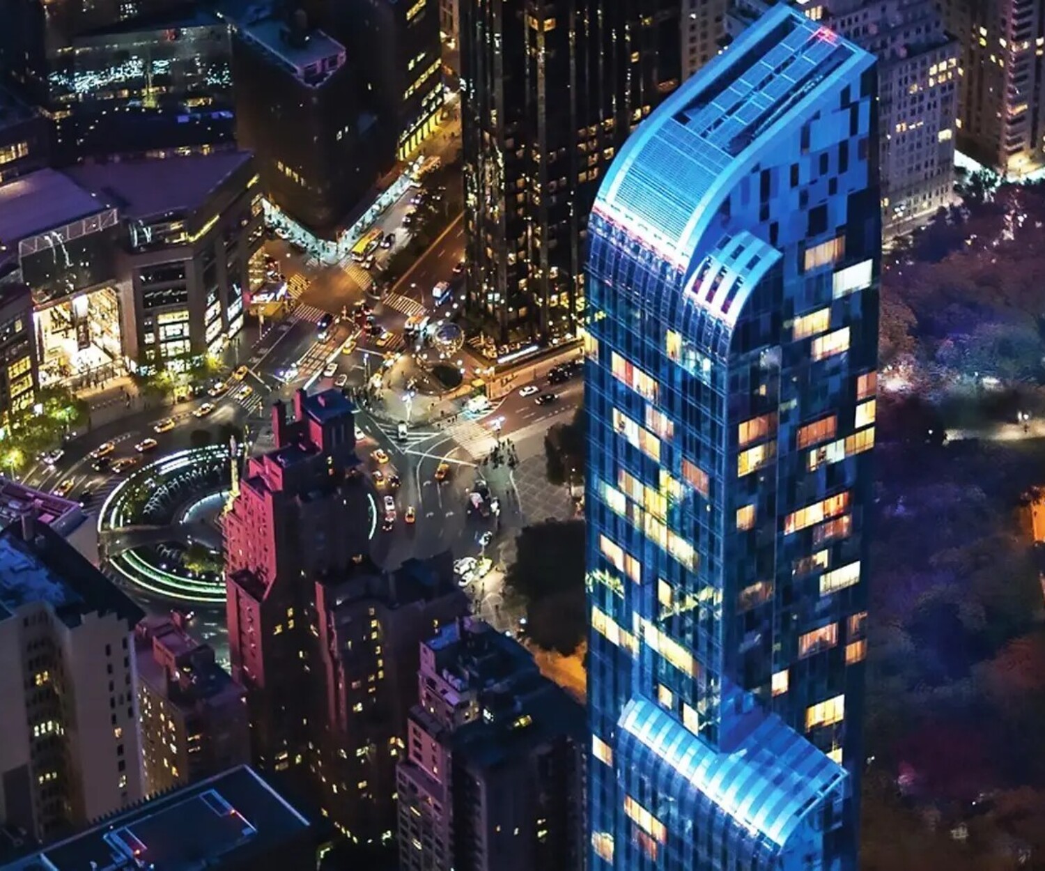 ニューヨークのOne57の外観