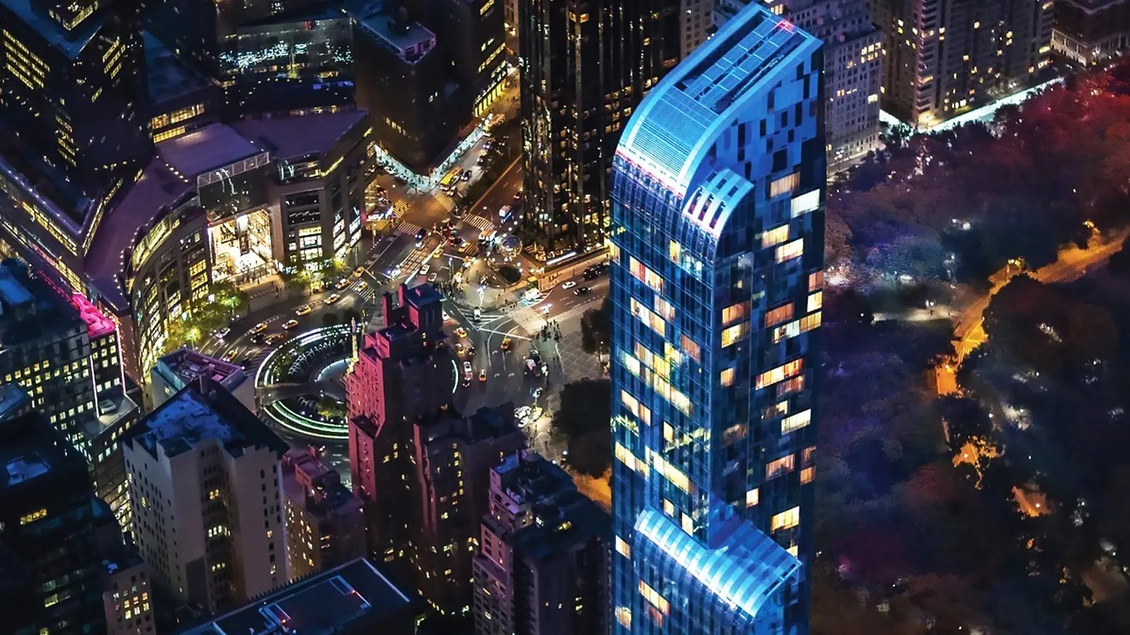 ニューヨークのOne57の外観