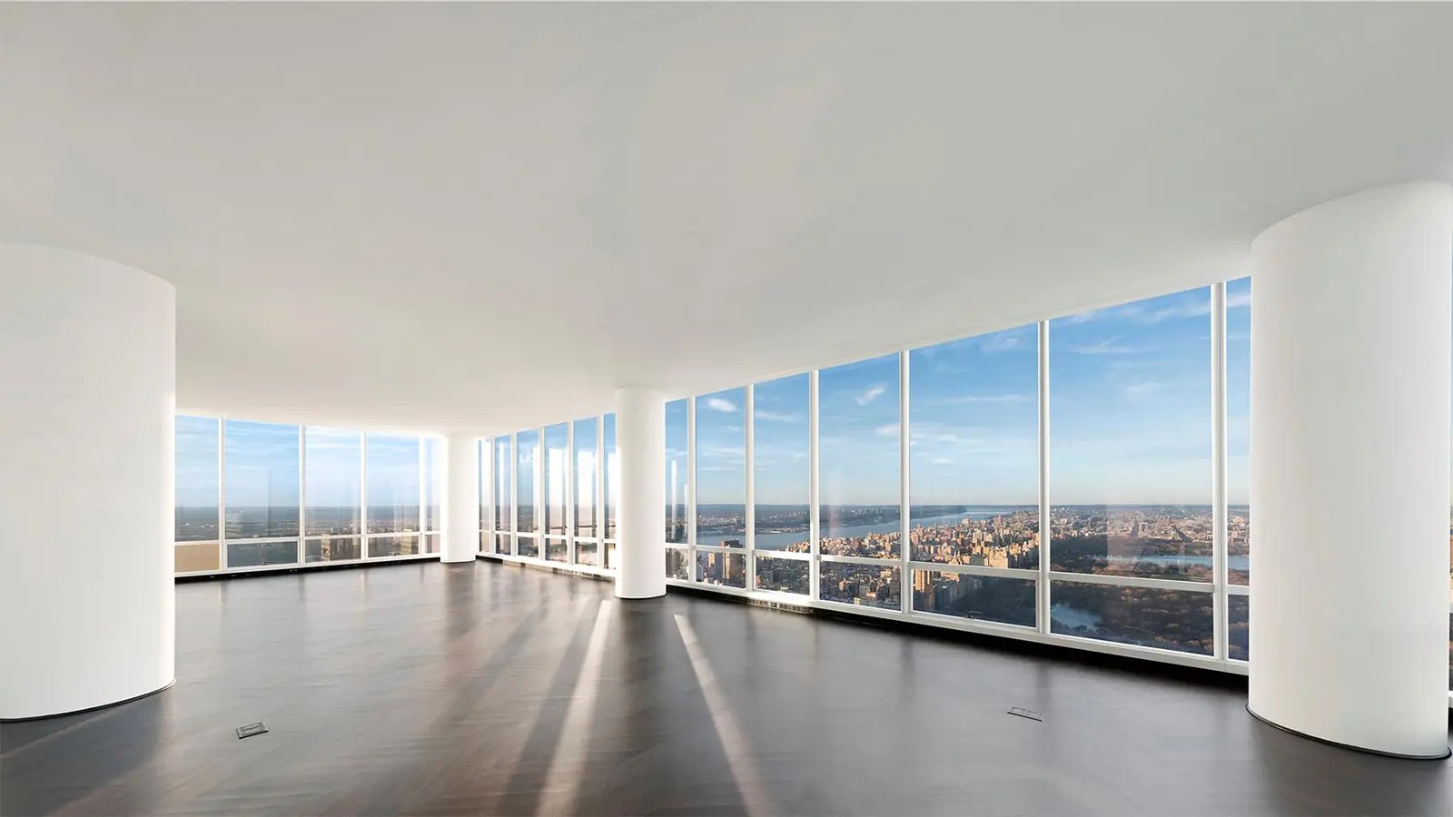 ニューヨークのOne57の住戸と共用部