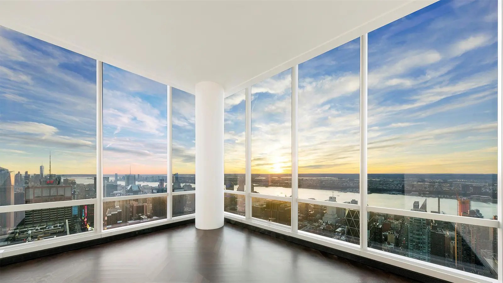 ニューヨークのOne57の住戸と共用部