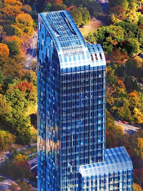 ニューヨークのビリオネアズロウにあるOne57の外観