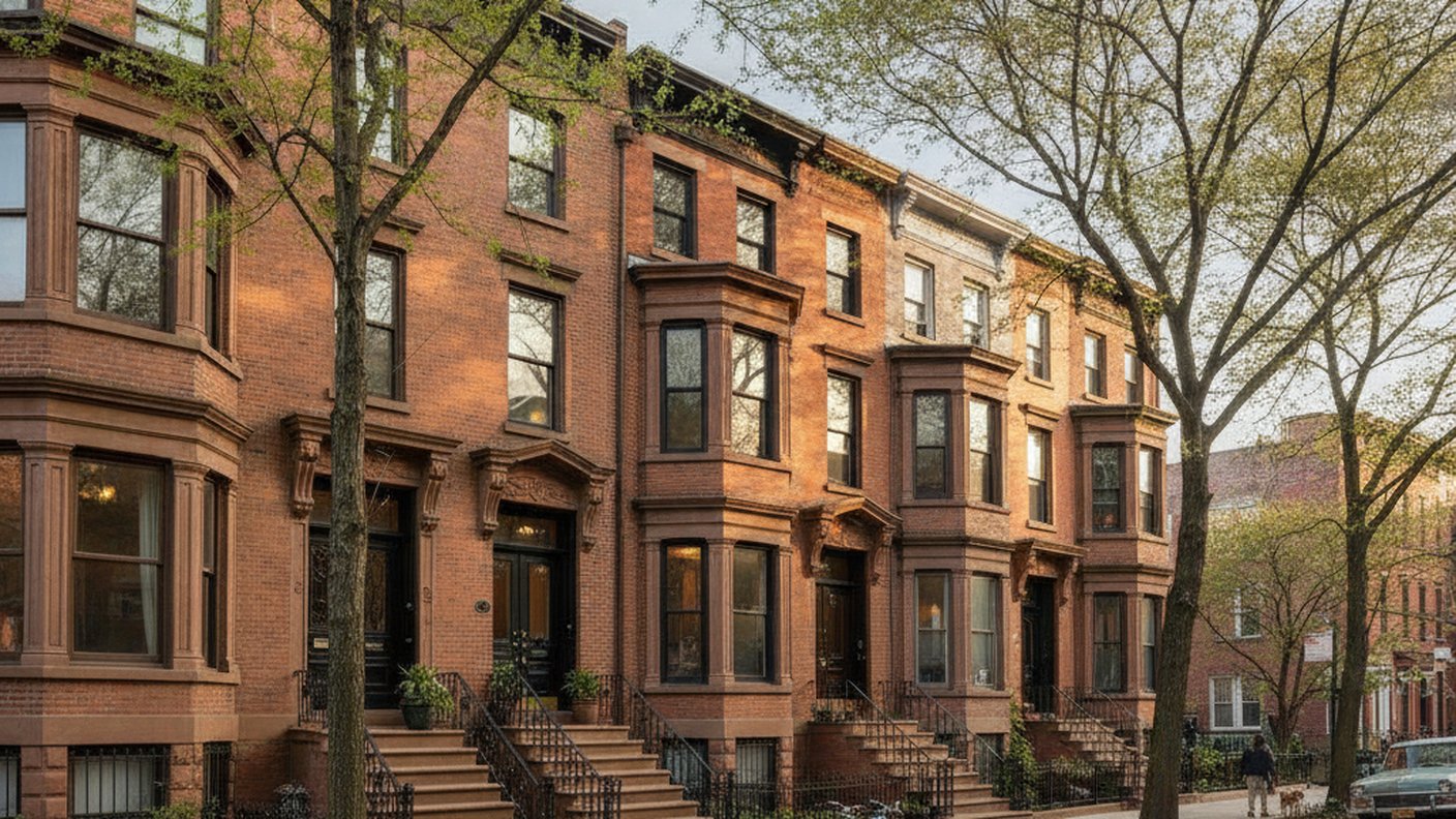 ブッシュウィックの転用建築と住宅街