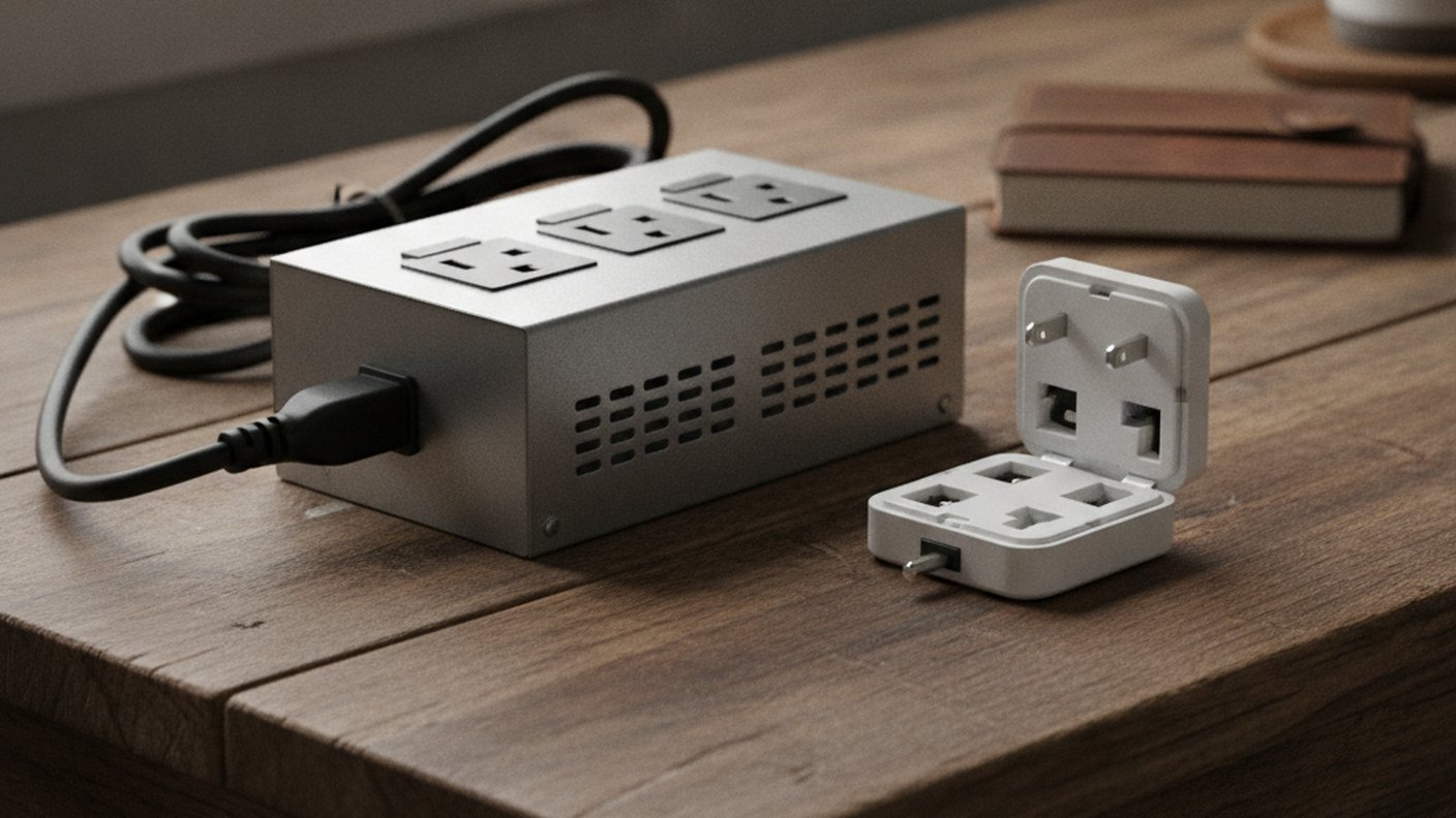 アメリカのアパートのコンセントと家電